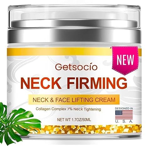 Neck Firming Cream for Tightening Firming: Anti Aging Facial Moisturizer with Retinol Collagen and Hyaluronic Acid