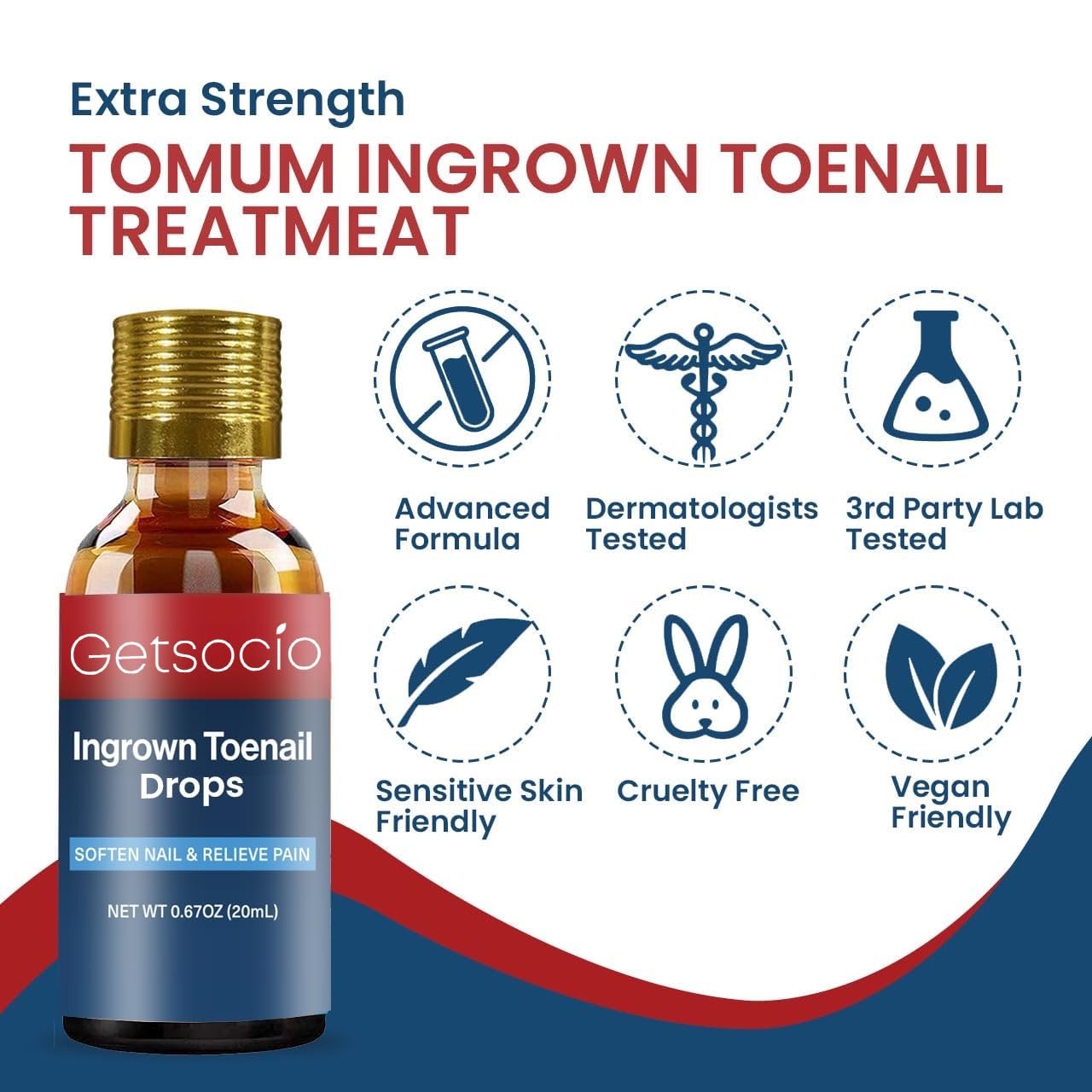 Advanced Treatment Ingrown Toenail Drops 0.67oz